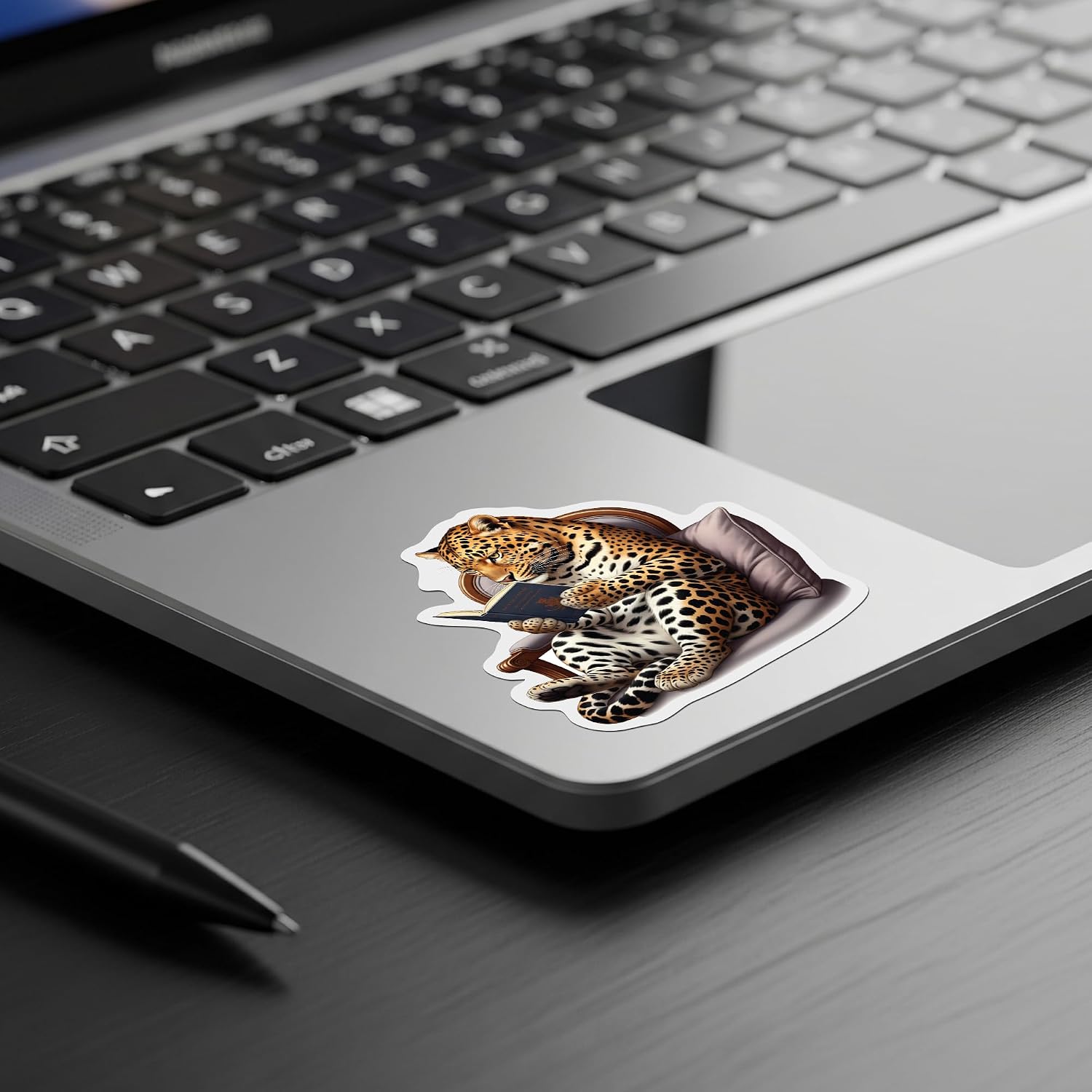 30 PCS Reading Animals Vinyl Stickers Set, Cute Book-Themed Designs,Love Reading,Waterproof Decals for Laptops and Water Bottles - Image 4